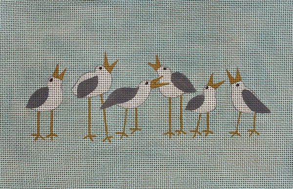 Kate Nelligan Design Seagulls Needlepoint Kit