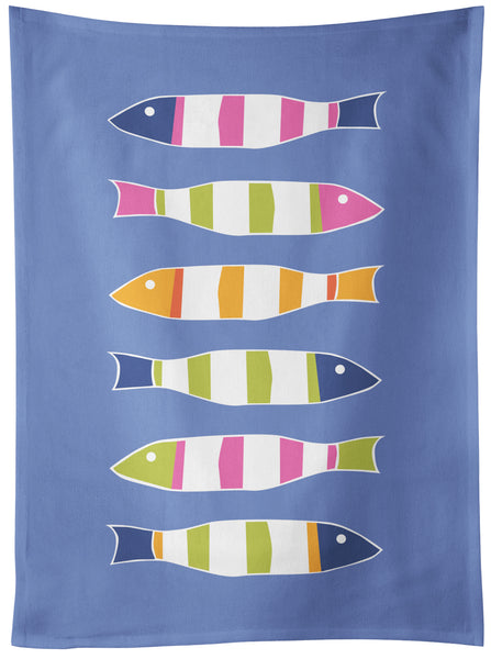 Picket Fish Tea Towel