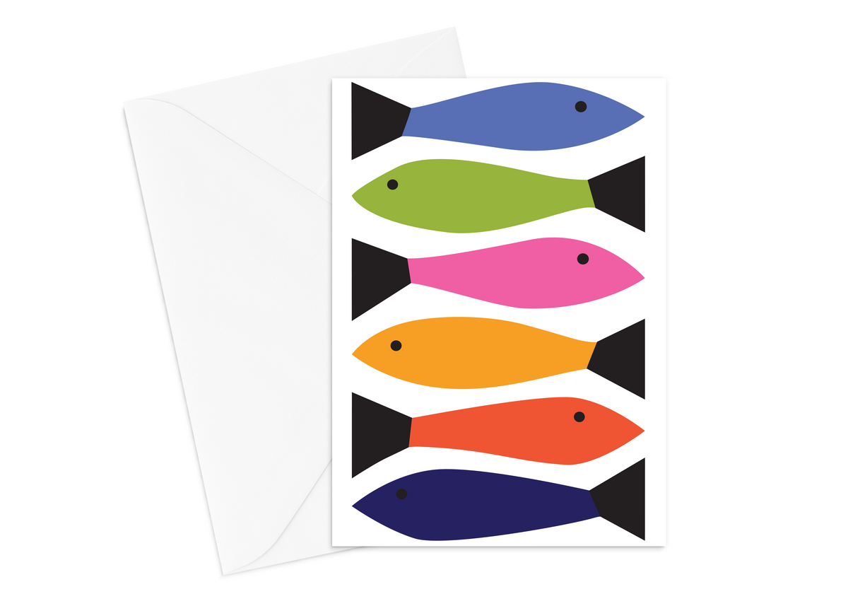 Rainbow Fish B Card – Local Color